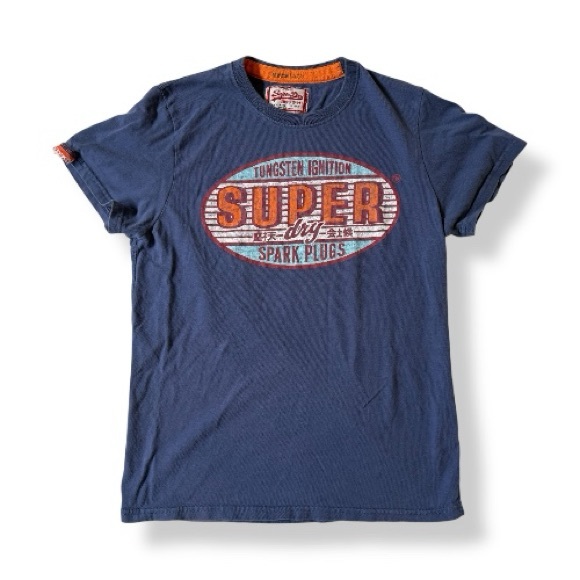 Superdry Vintage Spark Plugs Tee - Picture 1 of 5